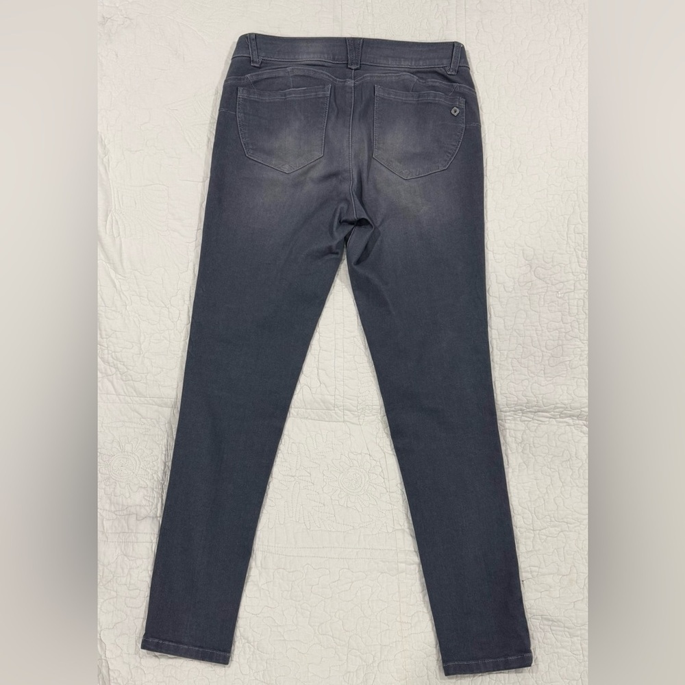 Democracy Womens Gray Stretch Skinny Jeans Size 8 - Picture 2 of 9